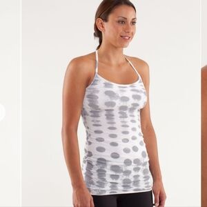 NWOT lululemon athletica White and Gray Tank Top - 8